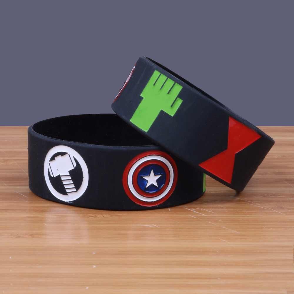 6 Captain Marvel Slap Bracelet Wristbands Party Favors Decoration | eBay